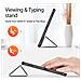 Cover con Tapa per Galaxy Tab S7 - Pelle /PU, Nero, Auto Wake /Sleep - Foto miniatura 4