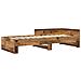 Struttura letto con testata Legno antico 80 x 200 cm - Foto miniatura 2