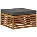 Set divani con cuscino 6 pcs Legno di Acacia Massello - Foto miniatura 4