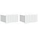 Mobiletto da notte a muro 2 pcs Bianco 49 x 34,5 x 24 cm - Foto miniatura 1