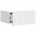 Mobiletto da notte a muro 2 pcs Bianco 49 x 34,5 x 24 cm - Foto miniatura 4