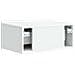 Mobiletto da notte a muro 2 pcs Bianco 49 x 34,5 x 24 cm - Foto miniatura 7