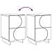 Armadio da Notte 2 pz Rovere Fumo 33,5 x 34,5 x 50 cm - Foto miniatura 9