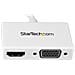 Adattatore Mini DisplayPort a HDMI e VGA - Convertitore audio / video da viaggio mDP 2 in 1 - 1920x1200 / 1080p - Nero - Foto miniatura 3