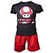 Nintendo - Shortama Black / Red (Pigiama Tg. L)  - Foto miniatura 1