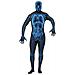 Costume Da Scheletro Raggi X Per Adulto Medium - Foto miniatura 1