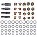 Kit Riparazione Tappo Di Scarico Olio 64 Pz Set M13 M15 M17 M20 - Foto miniatura 6