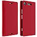 Custodia Per Sony Xperia Xz1 - Serie First Class In Pelle Rossa - Foto miniatura 2