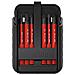 43162 Slot elettrico, Phillips, PlusMinus / Pozidriv, Torx 12 pz. Nella scatola slimBit Bit Set Rosso 13 - Foto miniatura 2