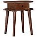 Comodino 50x35x55 Cm In Legno Massello Di Acacia - Foto miniatura 1