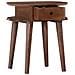 Comodino 50x35x55 Cm In Legno Massello Di Acacia - Foto miniatura 2