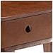 Comodino 50x35x55 Cm In Legno Massello Di Acacia - Foto miniatura 5