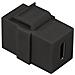 Connettore Keystone Usb-c F / f 17,2 Mm Nero - Foto miniatura 2