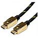 11.04.5920 Cavo Displayport 1 M Nero - Oro (11.04.5920) - Foto miniatura 3