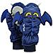 Moffole Bambino Nylon Mitts 3d - 4 (6/8 Y) Navy - Foto miniatura 1