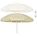 Ombrellone da Spiaggia Giallo Sabbia 240 cm - Foto miniatura 3