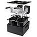 Friggitrice a Doppio Cestello Estraibile 2x3 litri Potenza 2x1800 Watt Colore Nero - Foto miniatura 5