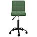 Sedia Da Ufficio Girevole Verde Scuro In Velluto - Foto miniatura 2