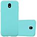 Custodia Compatibile Con Samsung Galaxy J5 2017 In Candy Blu - Coperchio Protettivo In Silicone Tpu Flessibile - Foto miniatura 1
