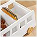Portagiochi e Libreria per Bambini a 2 Scomparti, Bianco - Kmb41-w - Foto miniatura 9