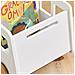 Portagiochi e Libreria per Bambini a 2 Scomparti, Bianco - Kmb41-w - Foto miniatura 4