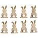Miniature In Legno Di Cashmere Bunny 4,5 Cm Da Dia - Foto miniatura 1