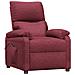 Poltrona Elettrica Reclinabile Rosso Vino In Tessuto - Foto miniatura 3