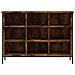 Scarpiera Rovere Fumo 100x35x70 Cm In Legno Multistrato - Foto miniatura 2