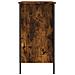 Scarpiera Rovere Fumo 100x35x70 Cm In Legno Multistrato - Foto miniatura 4