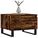 Tavolini Salotto 2pz Rovere Fumo 50x46x35 Cm Legno Multistrato - Foto miniatura 3