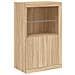 Armadietto Con Luci Led Rovere Sonoma In Legno Multistrato - Foto miniatura 3