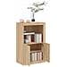 Armadietto Con Luci Led Rovere Sonoma In Legno Multistrato - Foto miniatura 7