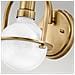 Applique Industrial Nordico Somerset Acciaio Ottone Antico 1 Luce E27 - Foto miniatura 4