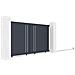 Cancello Scorrevole 3m Giona Alt. 160cm Grigio + 1m Cancello Cimone Alt. 160cm - Foto miniatura 4