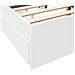 Giroletto con Cassetti Bianco 140x200 cm in Legno Multistrato - Foto miniatura 6