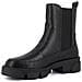 Black Casual Closed Boots Stivaletti Pelle Sintetica Scarpe Donna Nero Eu 38, 838118/09-01 - Foto miniatura 3