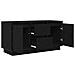 Mobile Porta TV con Luci LED Rovere Nero 100x41x50 cm - Foto miniatura 4