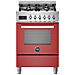 PRO64L1EROT cucina Elettrico Gas Rosso - Foto miniatura 1