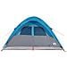 Tenda da Campeggio a Cupola per 4 Persone Blu Impermeabile - Foto miniatura 5
