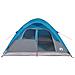 Tenda da Campeggio a Cupola per 4 Persone Blu Impermeabile - Foto miniatura 6