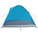 Tenda da Campeggio a Cupola per 4 Persone Blu Impermeabile - Foto miniatura 8