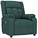 Poltrona Elettrica Reclinabile Verde Scuro in Tessuto - Foto miniatura 3