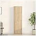 Armadio Rovere Sonoma 55x25x189 cm Legno Ingegnerizzato - Foto miniatura 2