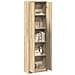 Armadio Rovere Sonoma 55x25x189 cm Legno Ingegnerizzato - Foto miniatura 3