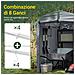 Garage Auto Per Esterno Tenda Per Bicicletta Box Moto Impermeabile Tendone Per Auto Moto E Attrezzi Capanno Da Giardino E Ripostiglio Da Esterno Grigio 120x176x163 Cm Kls11-dg - Foto miniatura 2