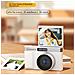 Fotocamera Digitale Retrò Ad Alta Risoluzione Con Doppia Lente, Zoom Ottico 5x E Schermo Lcd Da 2.4"" White - Foto miniatura 5