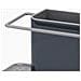 Porta Spugna Grande Caddy Organizzatore Per Lavello Spazio Per Detersivo E Spugne Drenaggio Efficiente Colore Grigio Scuro Lavabile In Lavastoviglie - Foto miniatura 4