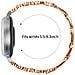 Elegante Cinturino In Metallo Con Quadrifoglio E Madreperla Compatibile Con Garmin Lily 2 Pinkgold - Foto miniatura 3