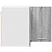 Armadio pensile Riga Grigio Sonoma e Bianco 57 x 57 x 40 cm - Foto miniatura 7