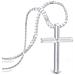 Collana Da Uomo Premium [loyal] | Acciaio Inossidabile | Catena Robusta | Chiusura Sicura | Argento | 50 Cm | Include Astuccio Per Gioielli - Foto miniatura 1